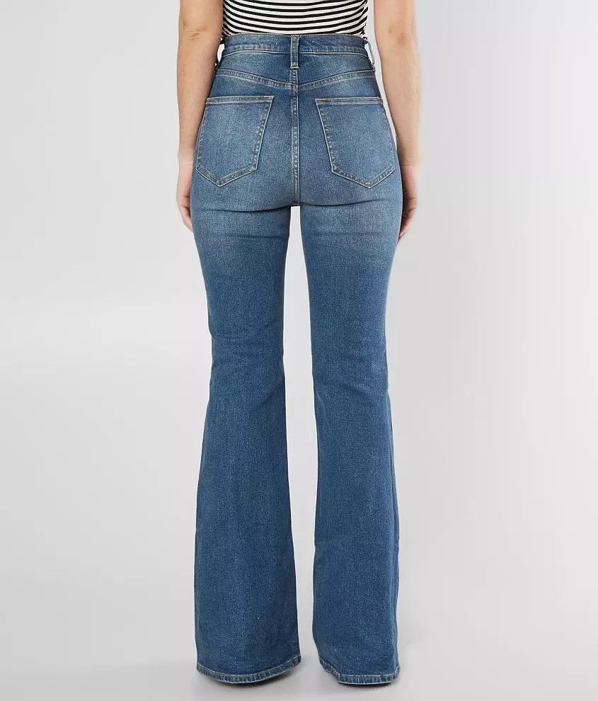 Free People NWOT CRVY Robyn High-Rise Flare Jeans Size 27" / US 4 / IT 40 - 4 Thumbnail