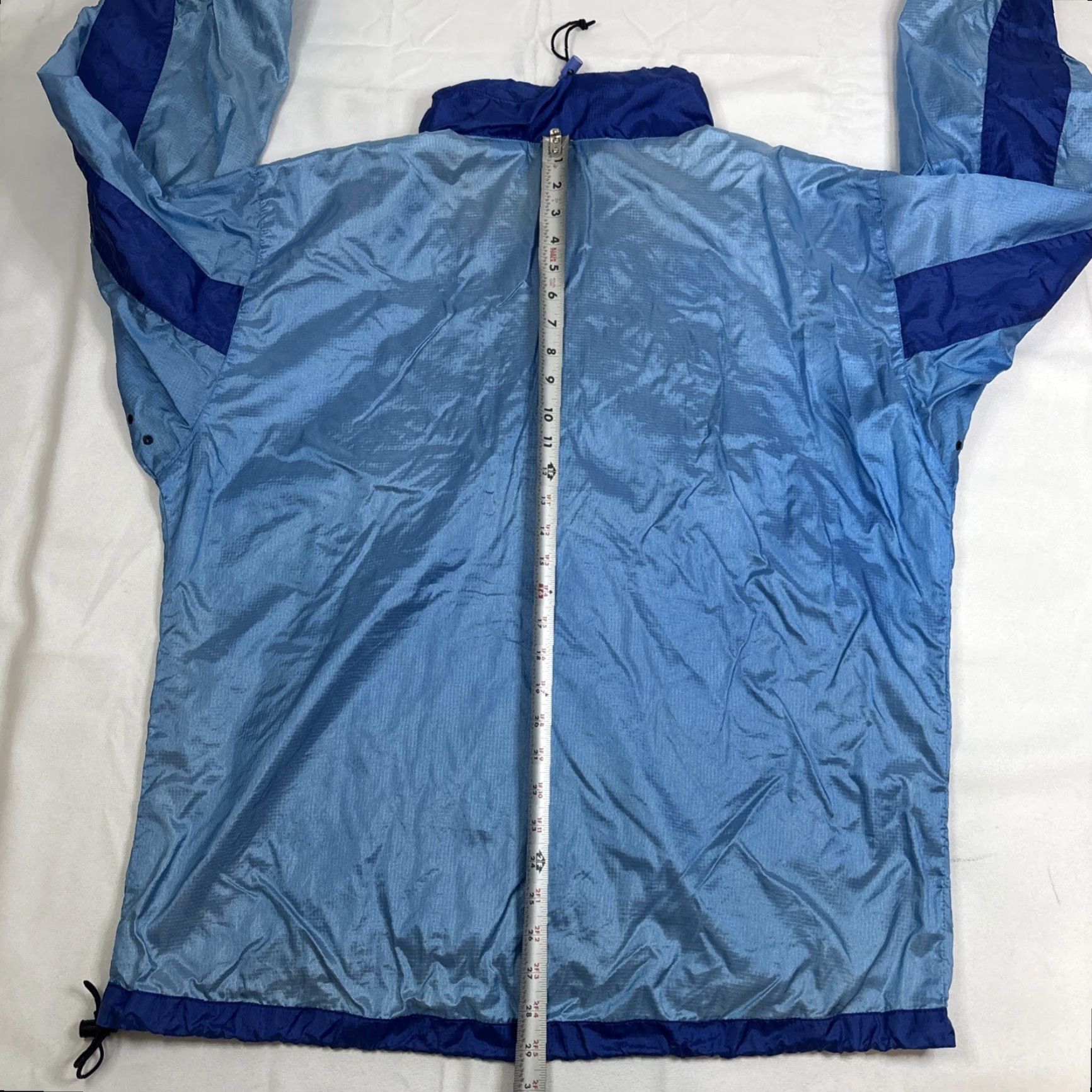 The North Face VINTAGE The North Face Windbreaker Jacket XL Men Blue Collared Stowaway High Collar Size US XL / EU 56 / 4 - 7 Thumbnail