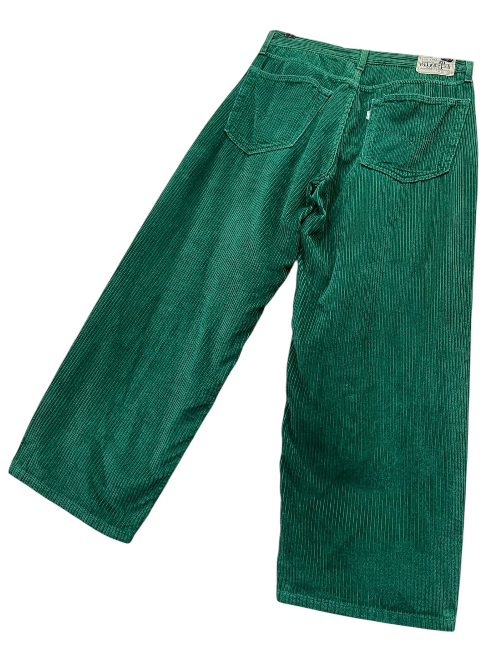 Levi's FYE🔥Levi’s SILVERTAB BAGGY CORDUROY Hip Hop Y2K JNCO Size US 31 - 4 Thumbnail