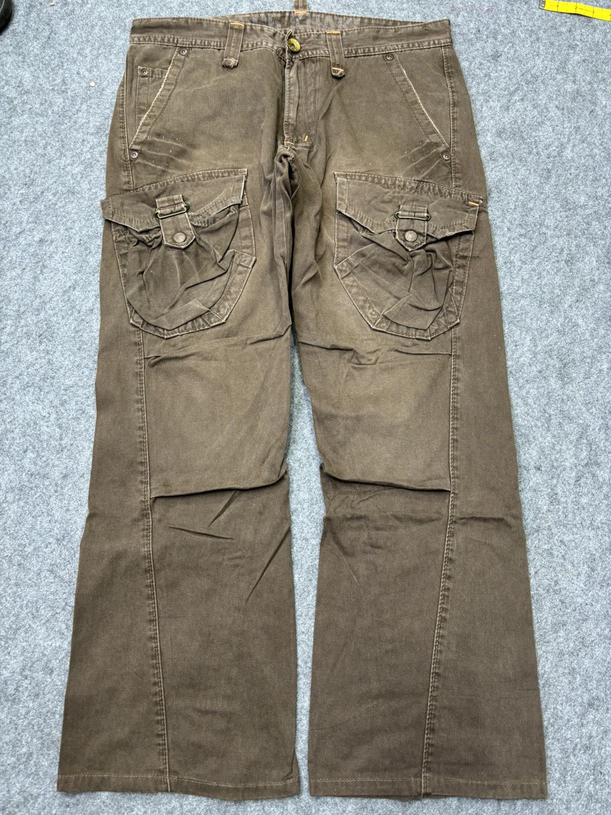 Edwin 💥FLARE💥EDWIN Multipockets Street Cropped Cargo Pant F784 Size US 34 / EU 50 - 16 Thumbnail