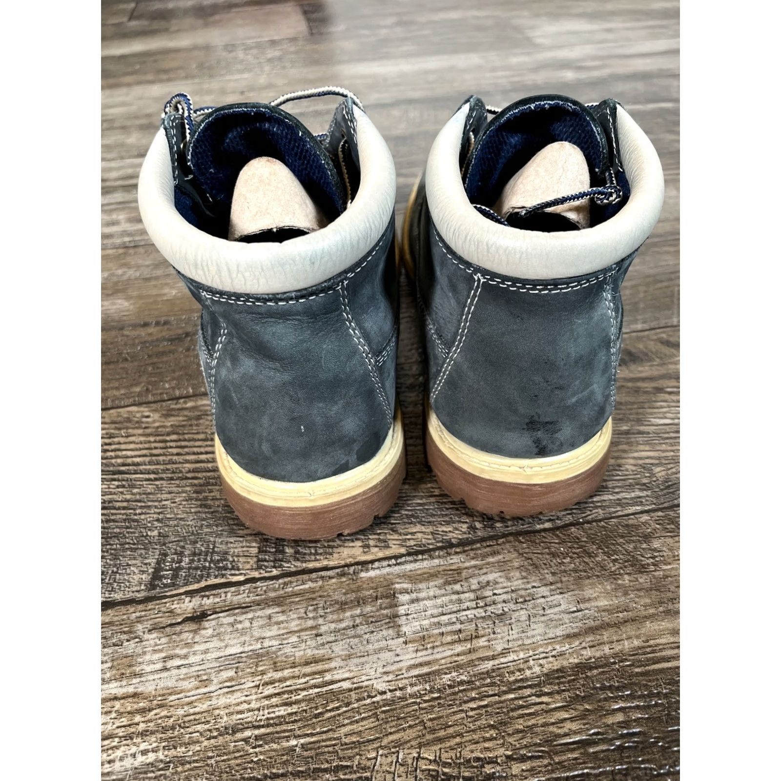 Timberland Timberland Nellie Boots Chukka Womens 9 Waterproof Navy Blue Leather Boots Womens 9 Navy Blue Leather Waterproof Shoes Size US 9 / IT 39 - 3 Thumbnail