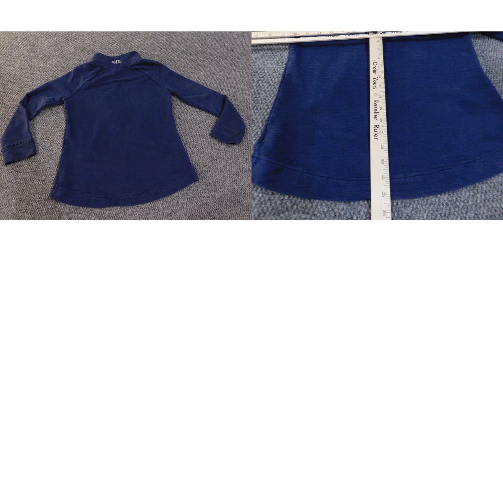 Lilly Pulitzer Lilly Pulitzer Sweater XS Blue Pullover 1/4 Zip Raglan Long Sleeve Mock Neck Women Beach Flower Casual Vintage No Size XS / US 0-2 / IT 36-38 - 9 Thumbnail