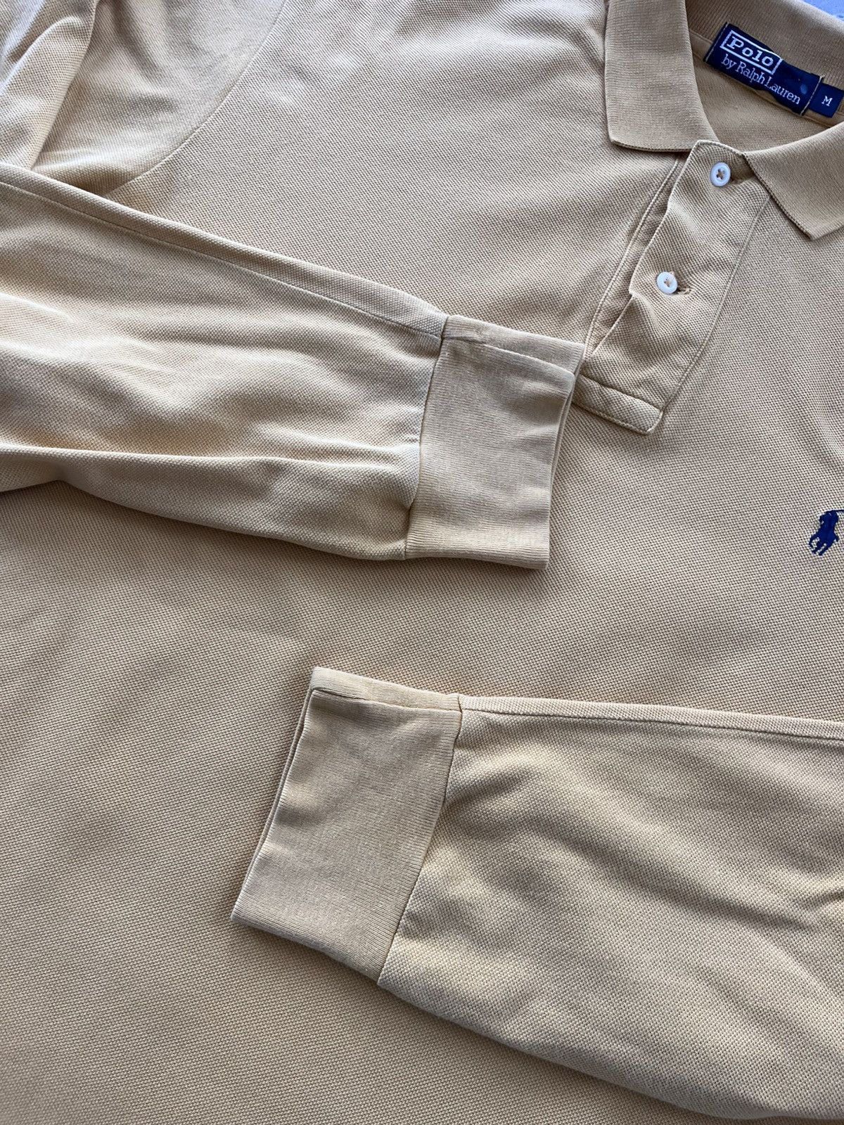 Polo Ralph Lauren Vintage Polo Ralph Lauren Yellow Rugby Polo shirt Avantgarde Size US M / EU 48-50 / 2 - 7 Thumbnail