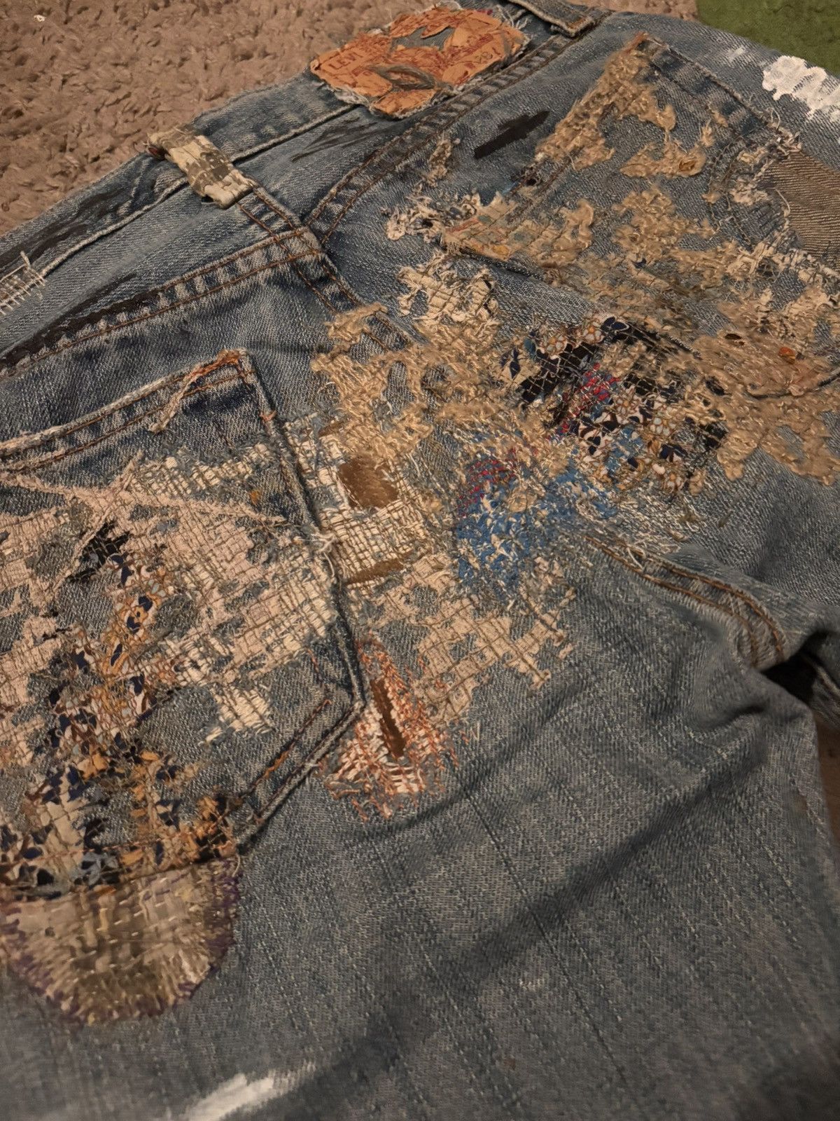 Ends Repair Ends Repair Tattoo Denim size 28 Size US 28 / EU 44 - 3 Thumbnail
