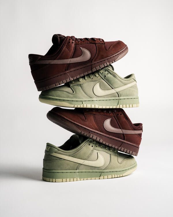Nike Nike Dunk Low PRM Oil Green Size US 9 / EU 42 - 1 Thumbnail