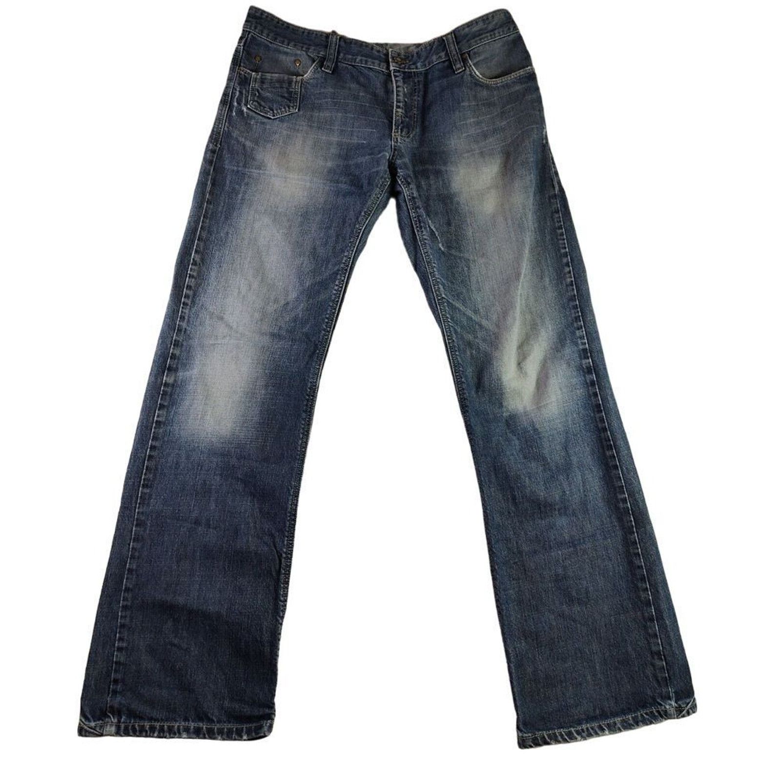 Zara Zara Mens Distressed Jeans Grunge 36x32 Denim Jeans 345 40 Size US 36 / EU 52 - 1 Thumbnail