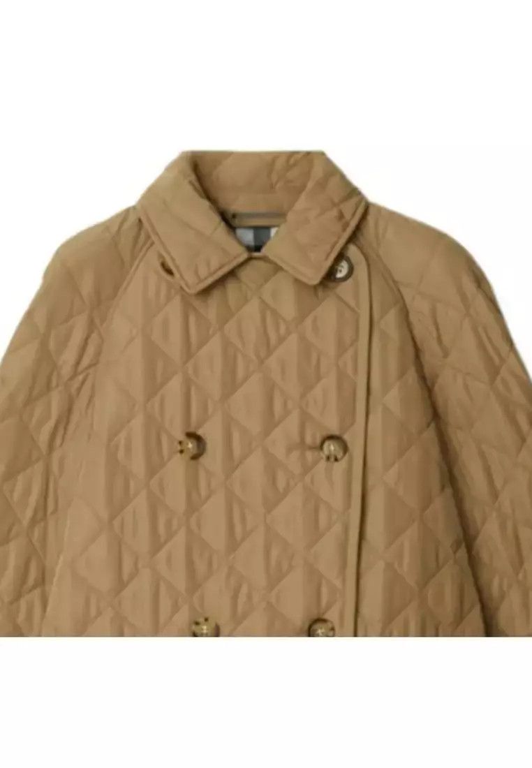 Burberry o1w1db10426 Quilted Jacket in Camel Size M / US 6-8 / IT 42-44 - 3 Thumbnail