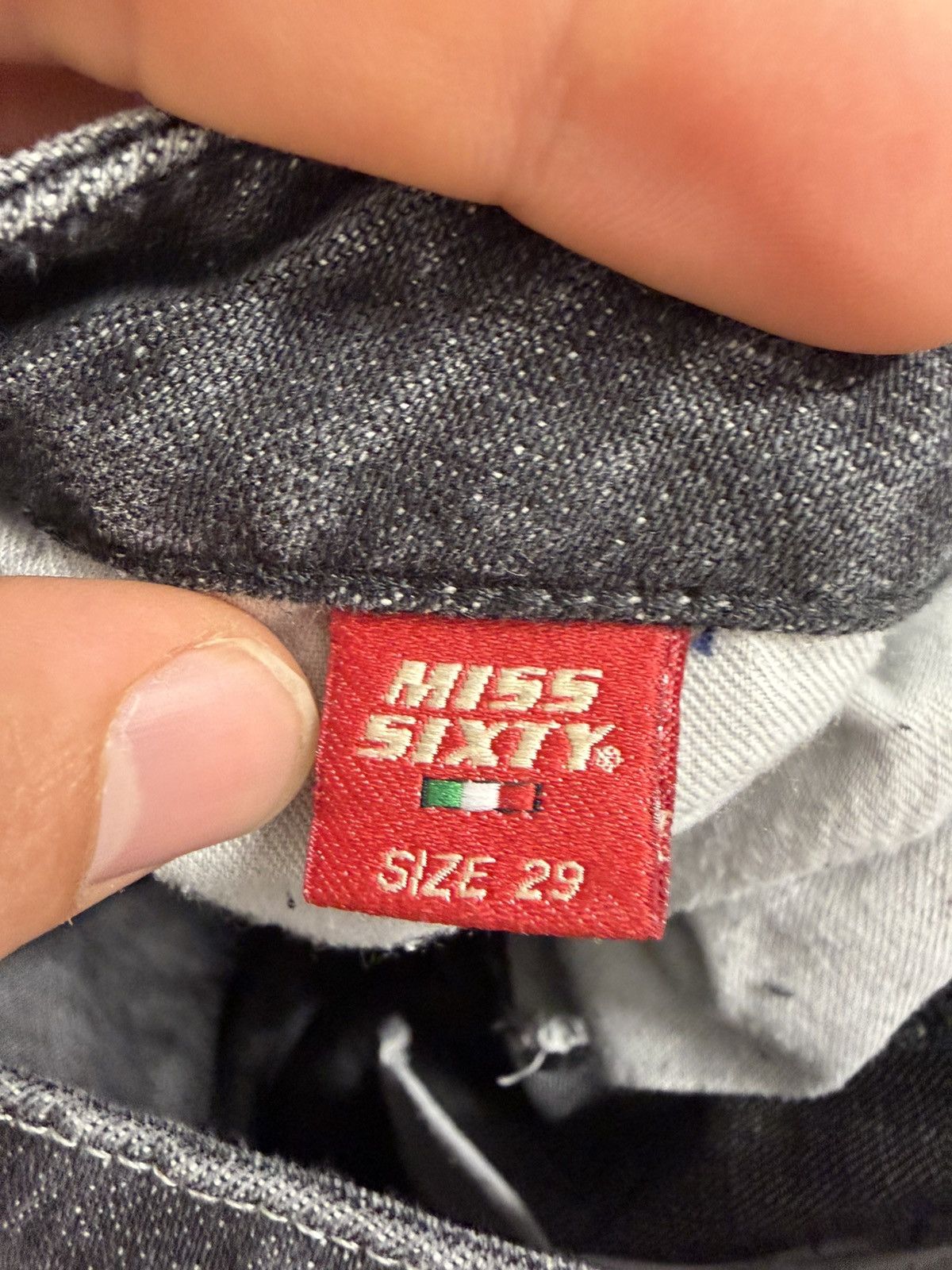 Miss Sixty Miss Sixty Flared Low Rise Jeans Size 29" - 9 Thumbnail