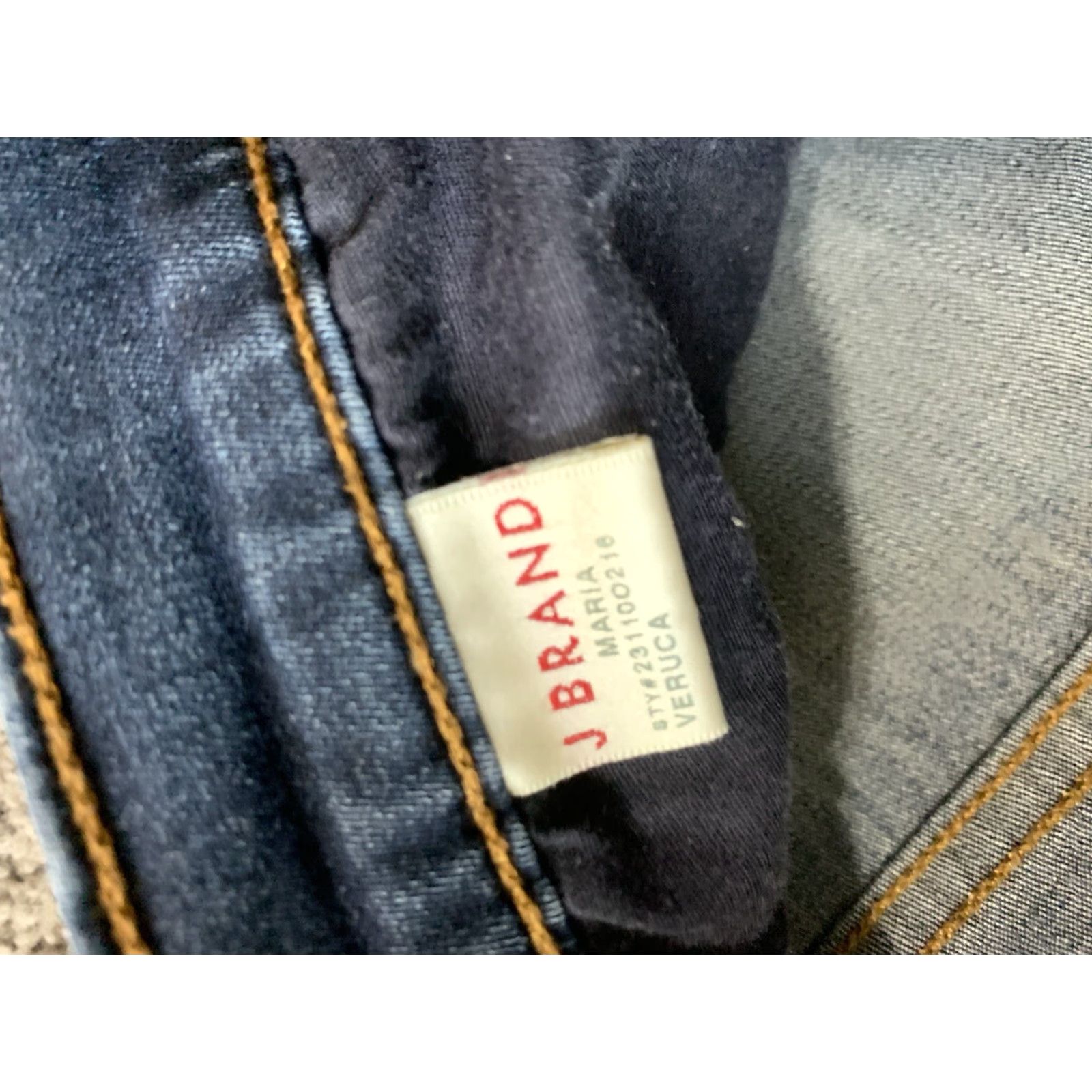 J Brand J Brand Jeans Skinny Denim Women’s 29 Blue Low Rise Dark Wash VERUCA 80s 90s Modern Slim Pockets Zipper Size 29" - 6 Thumbnail