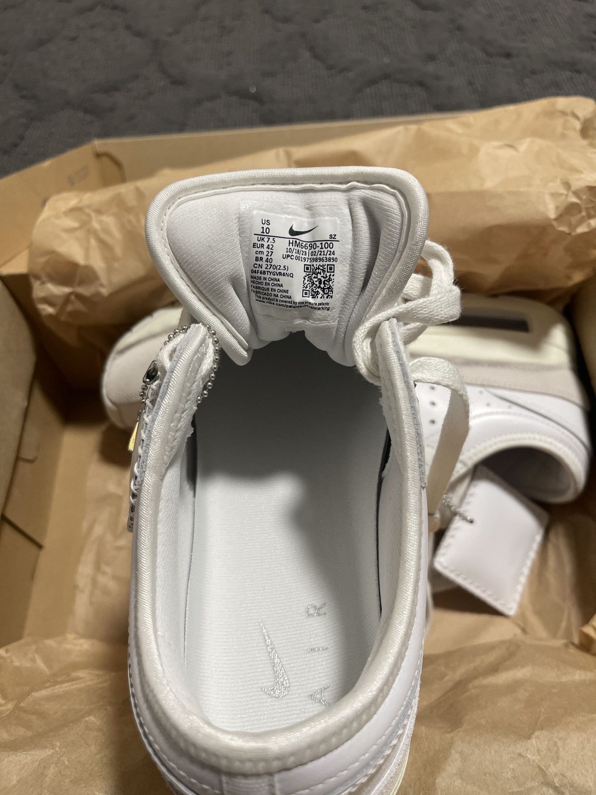 Nike Nike Air Max 1'86 Jacquemus Blanco size 10W/8.5M Size US 8.5 / EU 41-42 - 8 Thumbnail