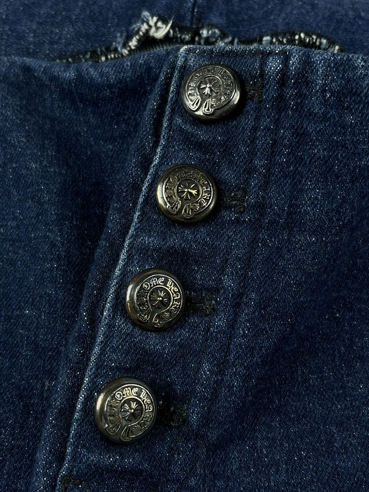 Chrome Hearts Chrome Hearts Cemetery Denim Patch Flared Stretch Jeans Size 32" / US 10 / IT 46 - 5 Thumbnail
