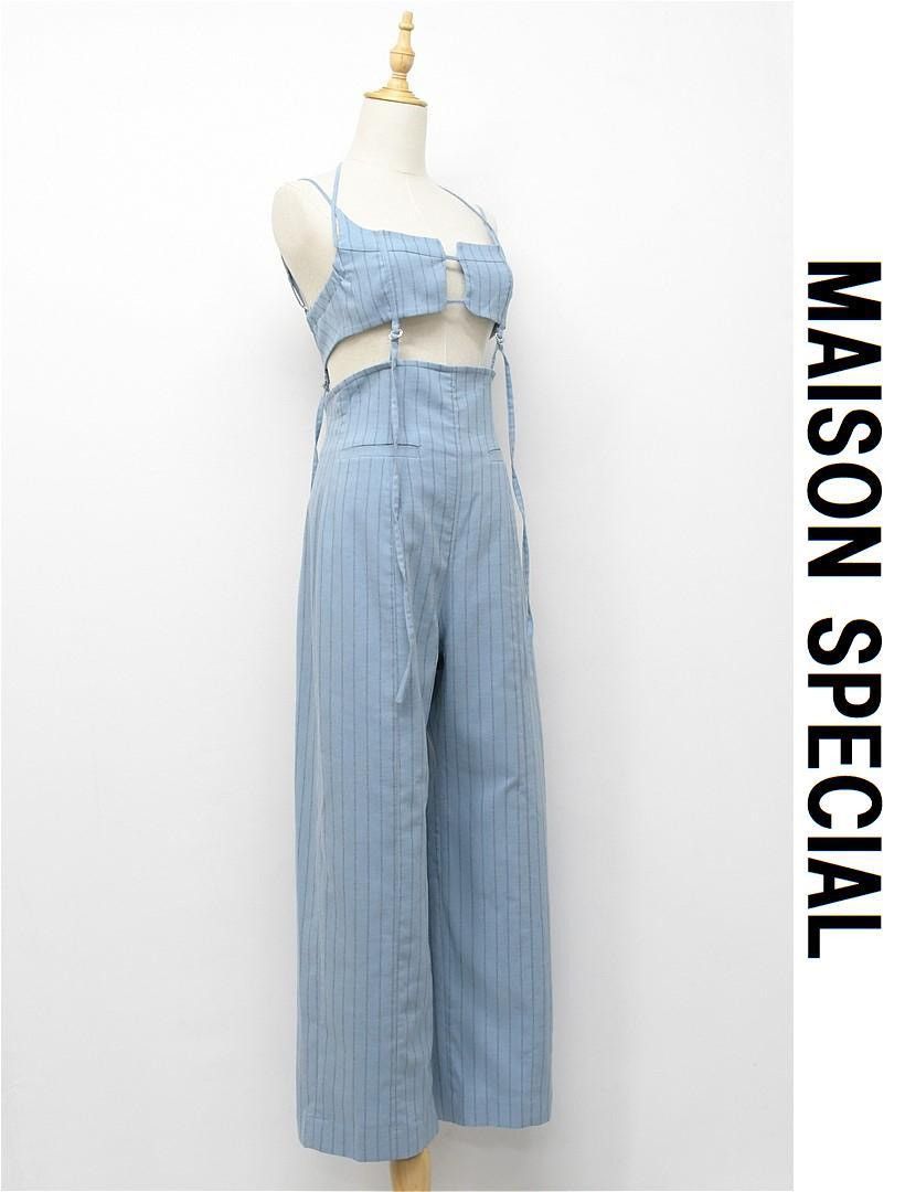 Japanese Brand Maison Special Blue Women's Jumpsuit Size 25" / US 0 / IT 36 - 1 Thumbnail