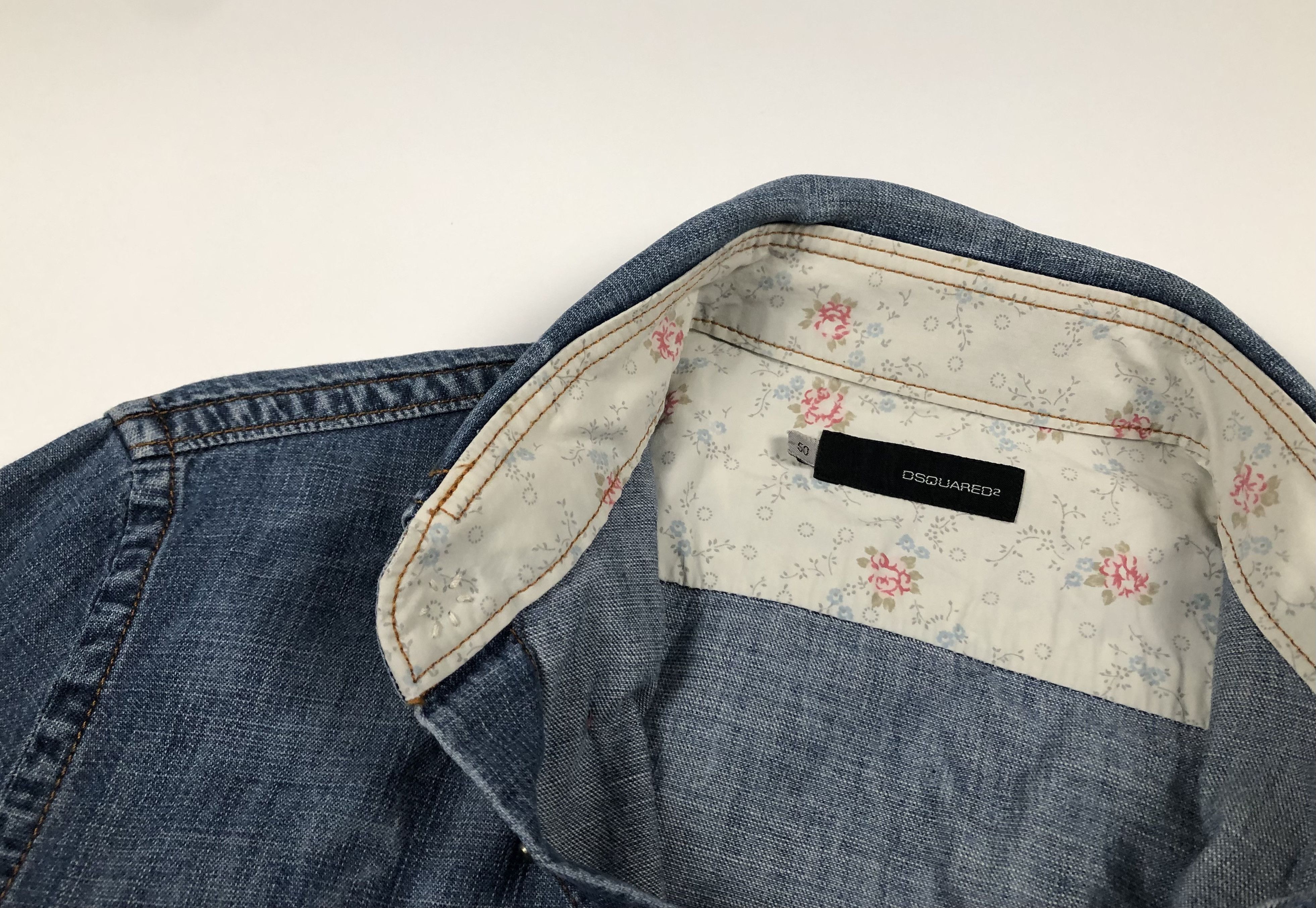 Dsquared2 Dsquared2 Denim Shirt Size US M / EU 48-50 / 2 - 12 Thumbnail