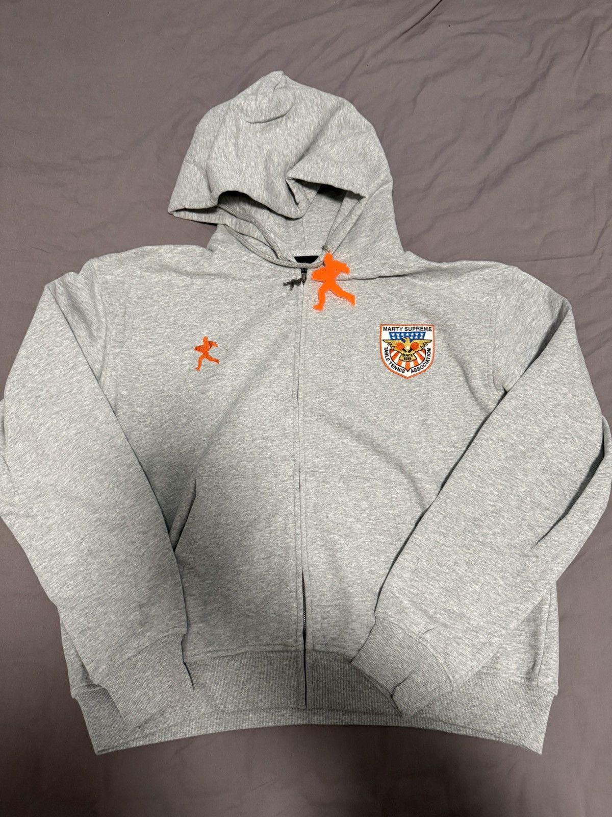 A24 × Nahmias Marty Supreme Nahmias A24 Grey zip hoodie hooded sweatshirt Size US L / EU 52-54 / 3 - 1 Thumbnail