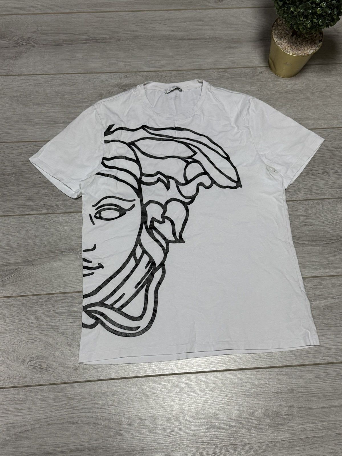 Versace Jeans Couture Versace Medusa big logo tee shirt Size US XL / EU 56 / 4 - 5 Thumbnail