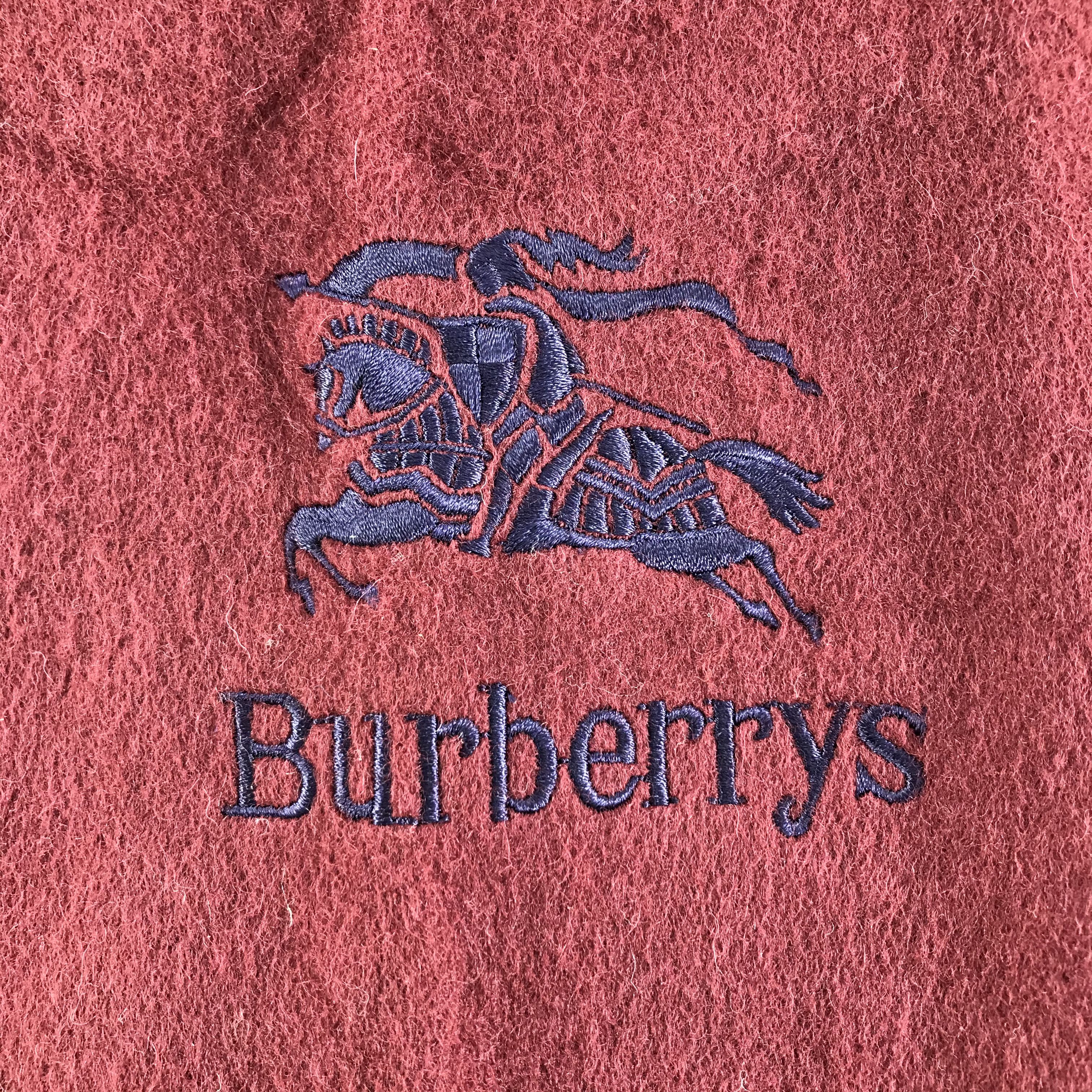 Burberry × Vintage Burberry Scarf / Muffler / Neckwear - WW1164 Size ONE SIZE - 4 Thumbnail