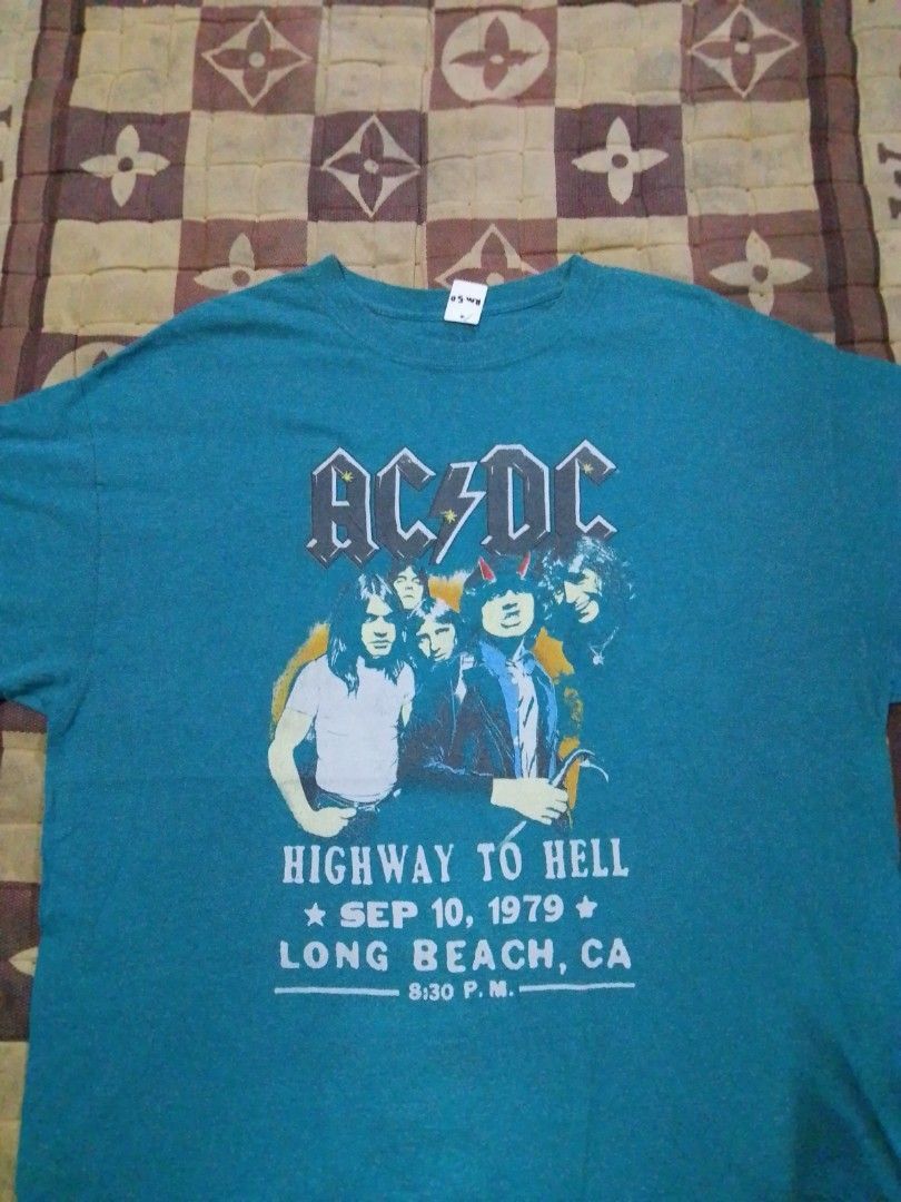 Vintage Vintage ACDC Highway To Hell Band Tee Size US L / EU 52-54 / 3 - 2 Thumbnail