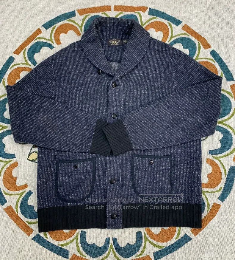 RRL Ralph Lauren Cardigan sweater mermaid not leather ja