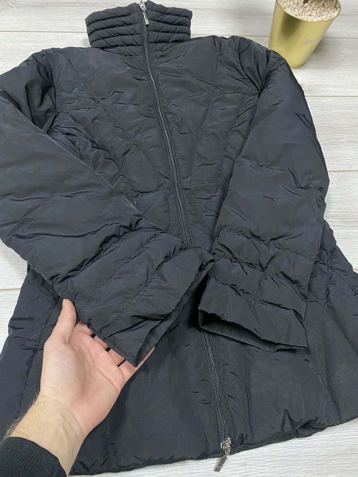 Moncler × Vintage Moncler vintage puffer down jacket stitched Size M / US 6-8 / IT 42-44 - 7 Thumbnail