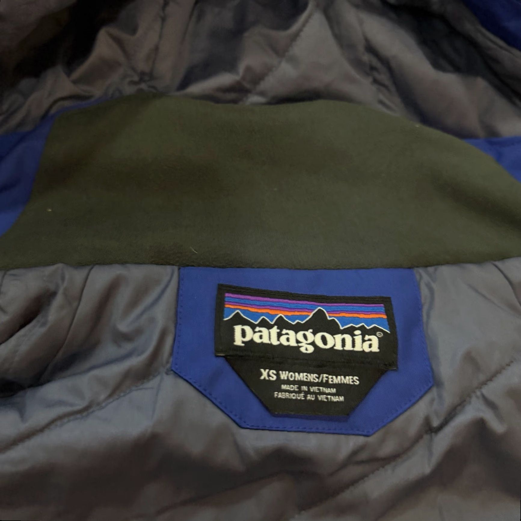 Patagonia Patagonia Snowbelle Jacket Insulated Style # 31109 Blue Purple XS Womens Ski Jacket Weatherproof Insulated Waterproof H2NO Size XS / US 0-2 / IT 36-38 - 5 Thumbnail