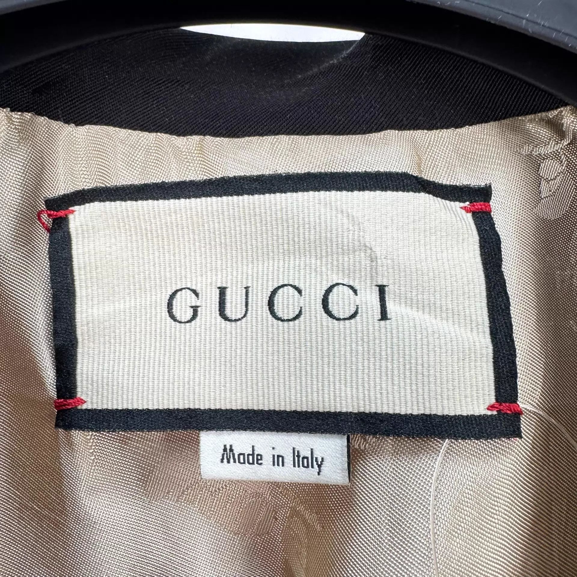 Gucci Gucci Gold Thread Embroidered Logo Jacket 38 NWT Size XS / US 0-2 / IT 36-38 - 7 Thumbnail