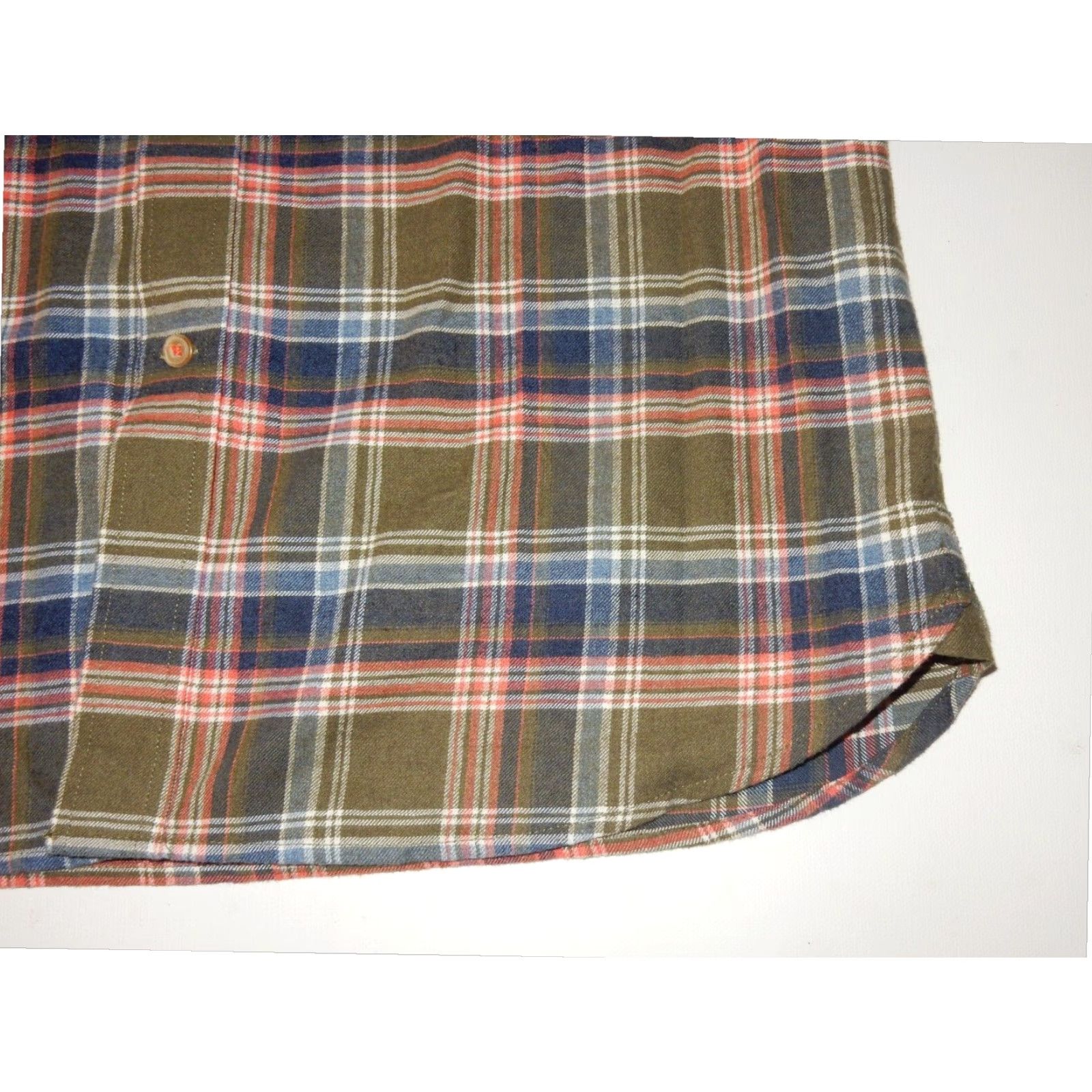 Southern Tide Southern Tide Men's Plaid Flannel Button-Up Shirt Green Small Size US S / EU 44-46 / 1 - 2 Thumbnail