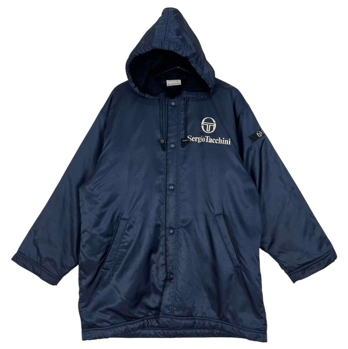 Sergio Tacchini Vintage Sergio Tacchini Fur Lined Coach Jacket Size US M / EU 48-50 / 2 - 2 Thumbnail