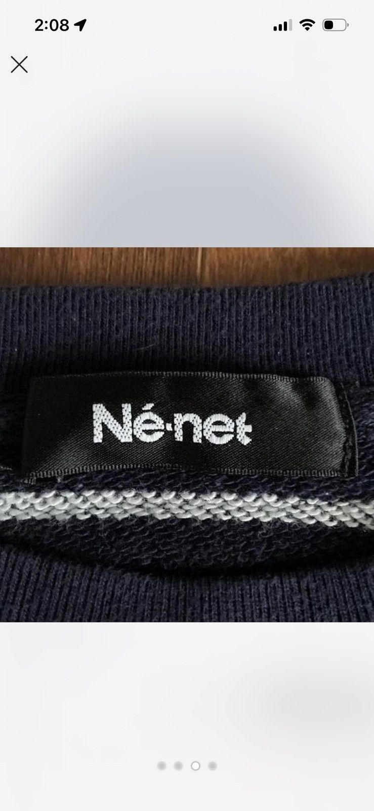 Ne-Net Ne net camera sweater Size US L / EU 52-54 / 3 - 3 Thumbnail