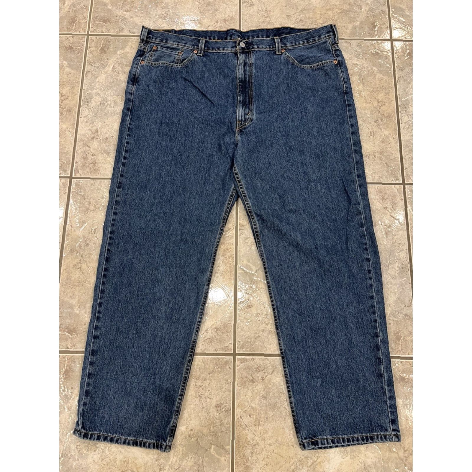 Levi's Levi's 550 Jeans Relaxed Fit Denim Blue 100% Cotton Men 46X32 Shirt? Size US 30 / EU 46 - 6 Thumbnail