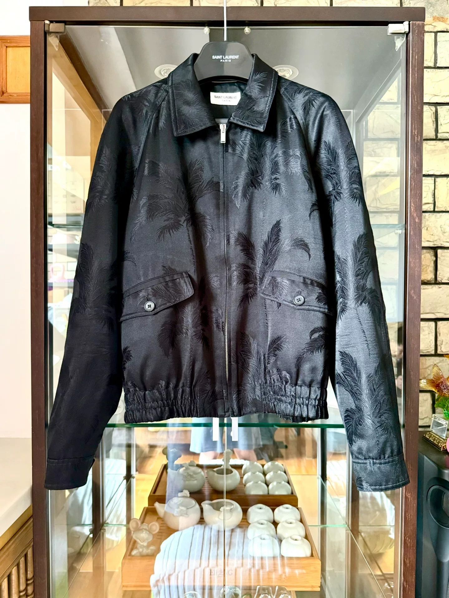 Saint Laurent Paris saint laurent silk embroidered jacket Size US M / EU 48-50 / 2 - 1 Thumbnail