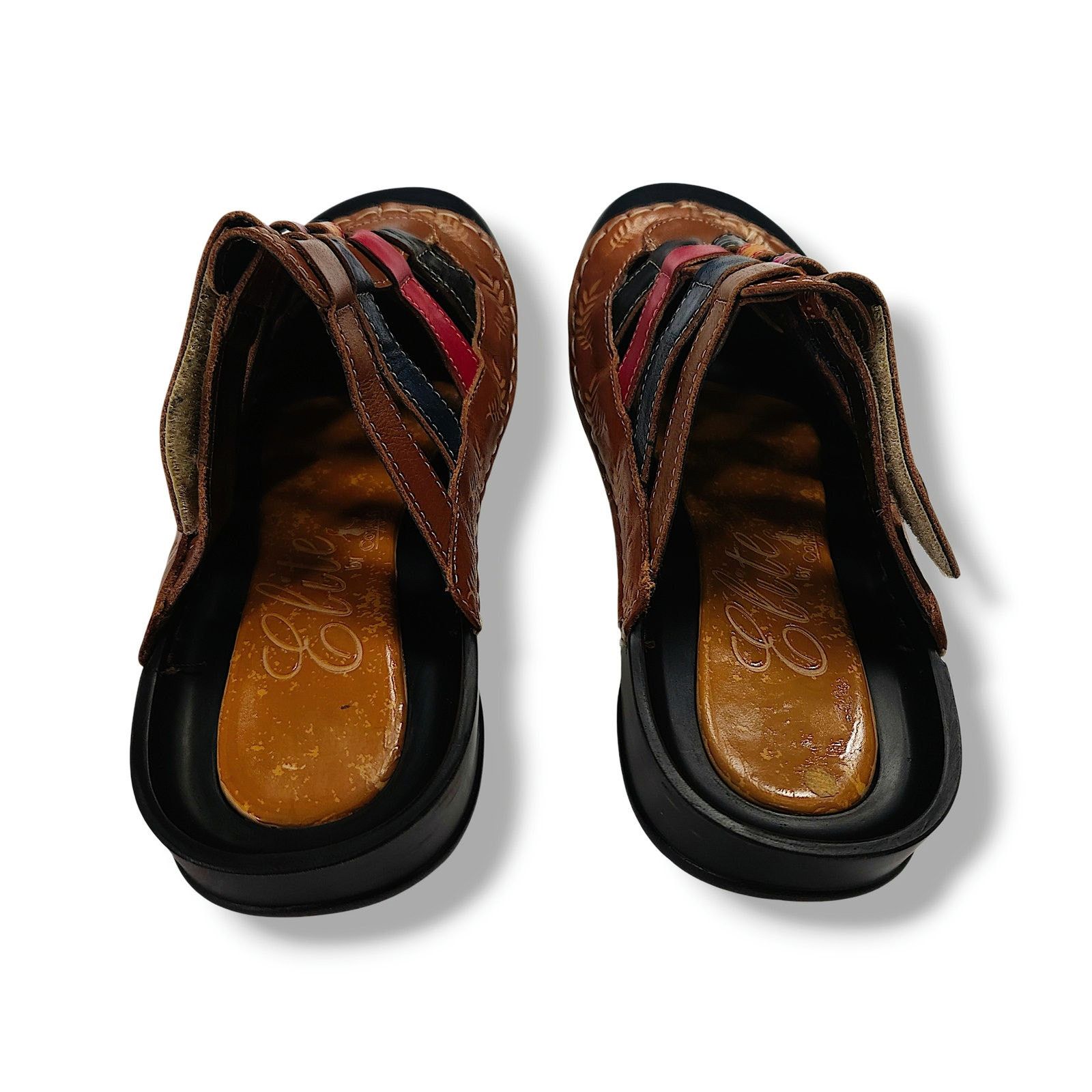 Other Corkys Elite Heidi Closed Toe Clog Strap Brown Leather 6 Size US 6 / IT 36 - 6 Thumbnail