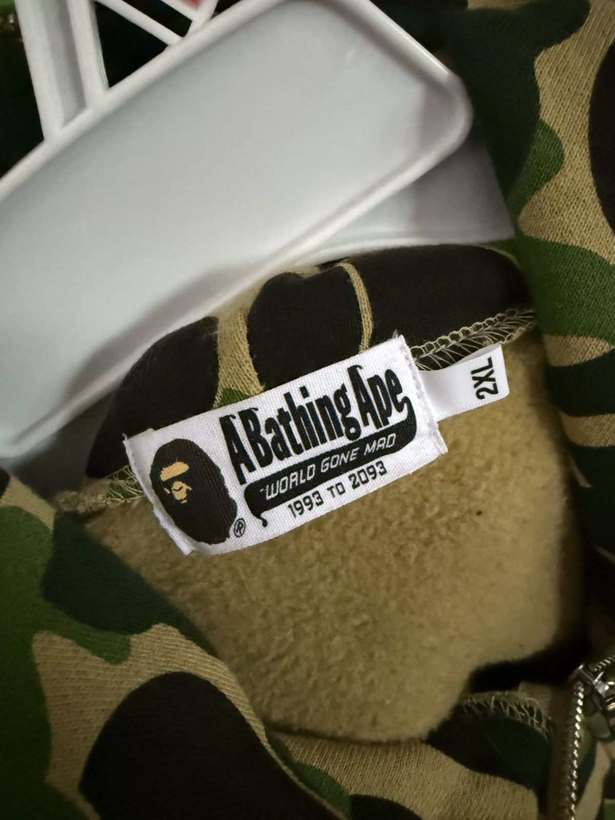 Bape BAPE ABC CAMO PATCHWORK HOODIE Size US XXL / EU 58 / 5 - 7 Thumbnail