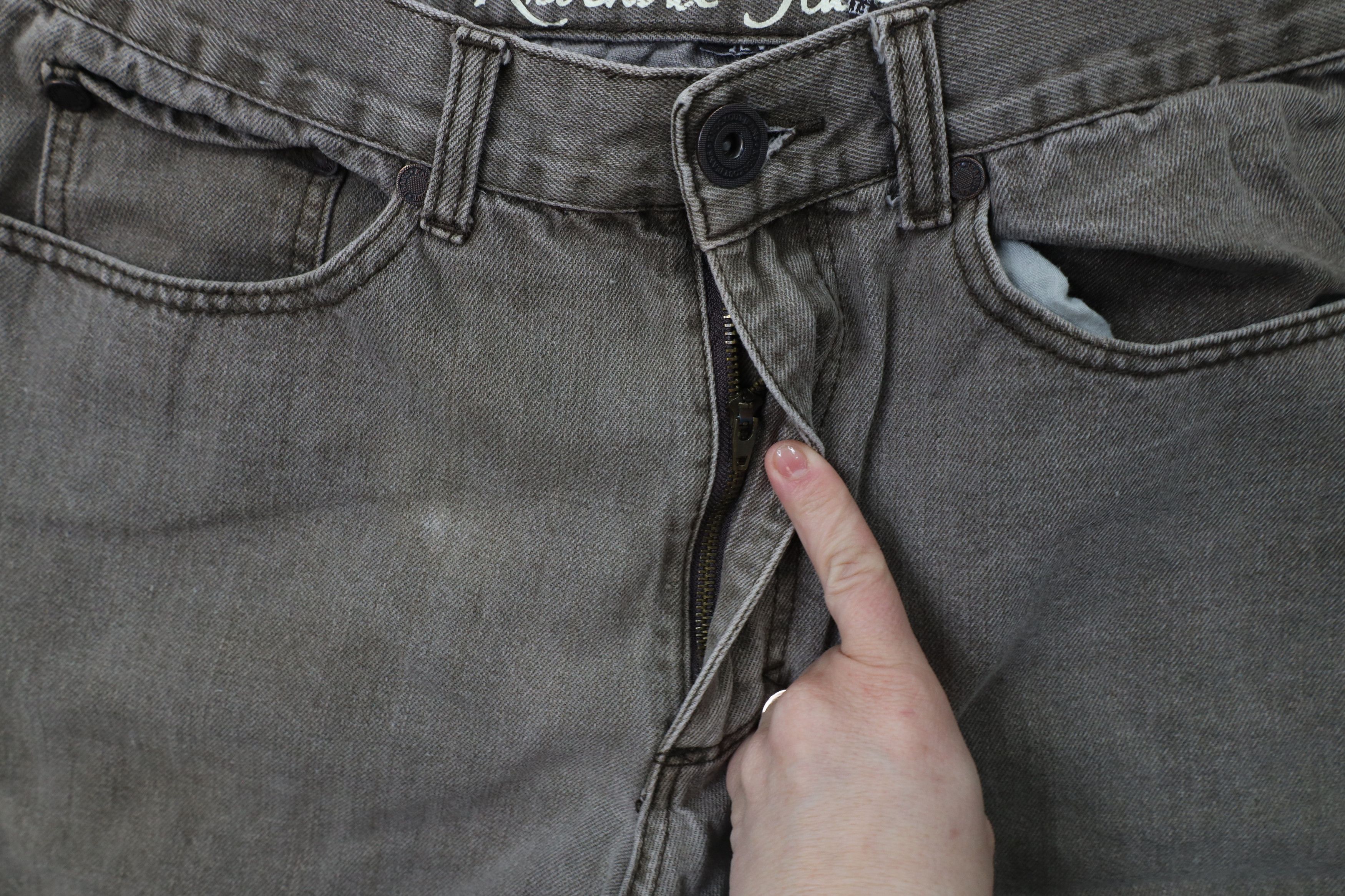 Vintage Vintage 90s Y2K Streetwear Straight Leg Denim Jeans Brown Size US 34 / EU 50 - 6 Thumbnail
