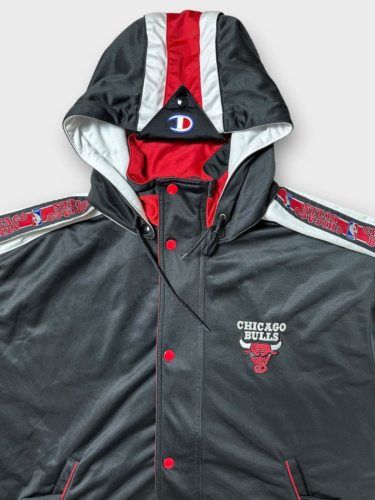 Champion × NBA Vintage Champion Chicago Bulls shooting warm up shirt hoodie Size US L / EU 52-54 / 3 - 2 Thumbnail