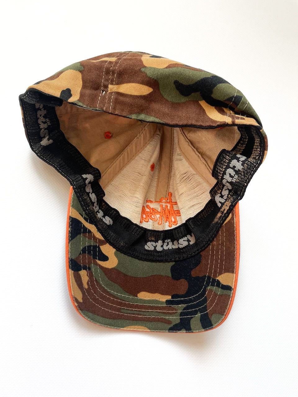 Stussy Vintage Stussy 90s camouflage military usa camo cap hat logo Size ONE SIZE - 4 Thumbnail