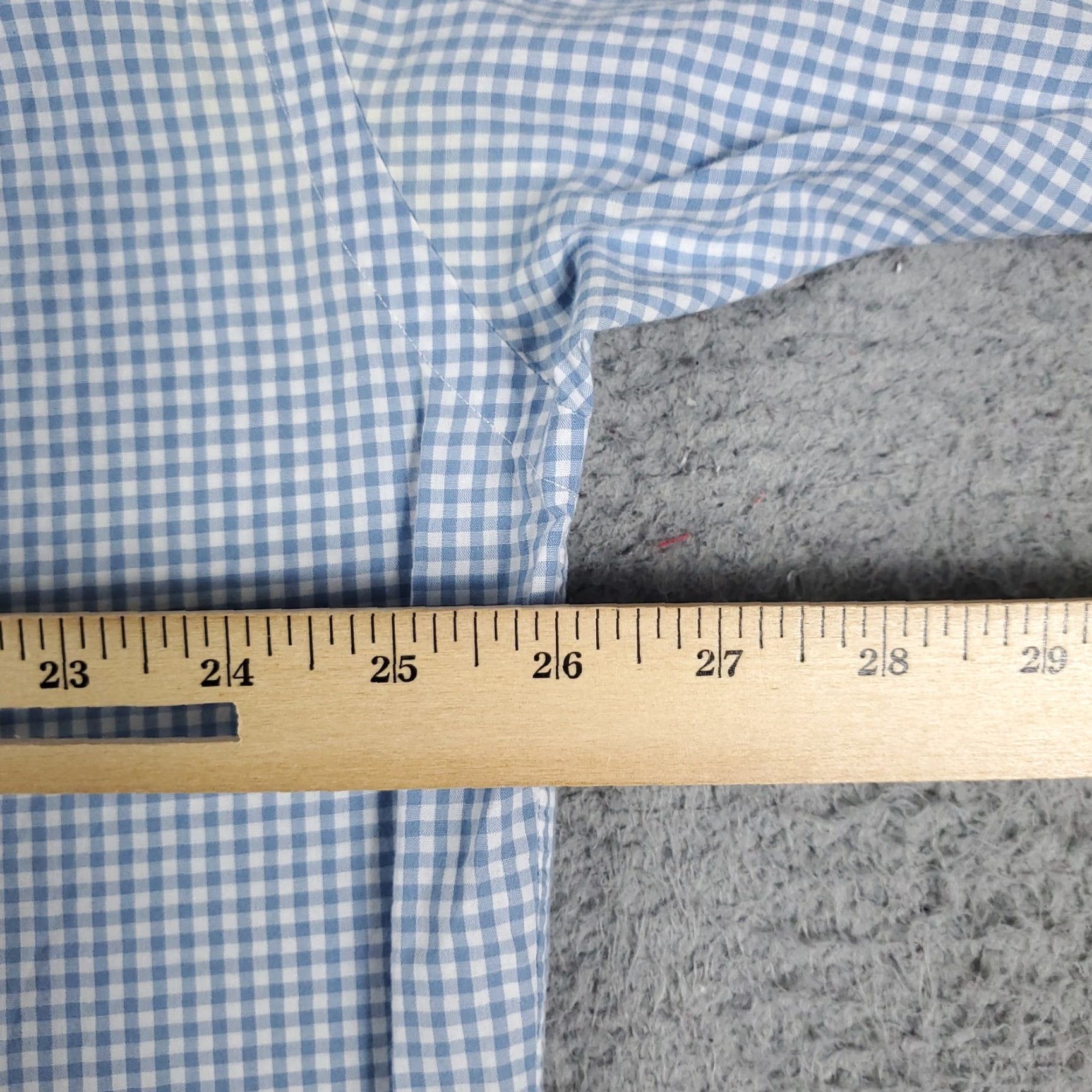 Ralph Lauren Ralph Lauren Button-Up Shirt Mens Large Blue Check Short Sleeve Casual Workwear Size US L / EU 52-54 / 3 - 7 Thumbnail