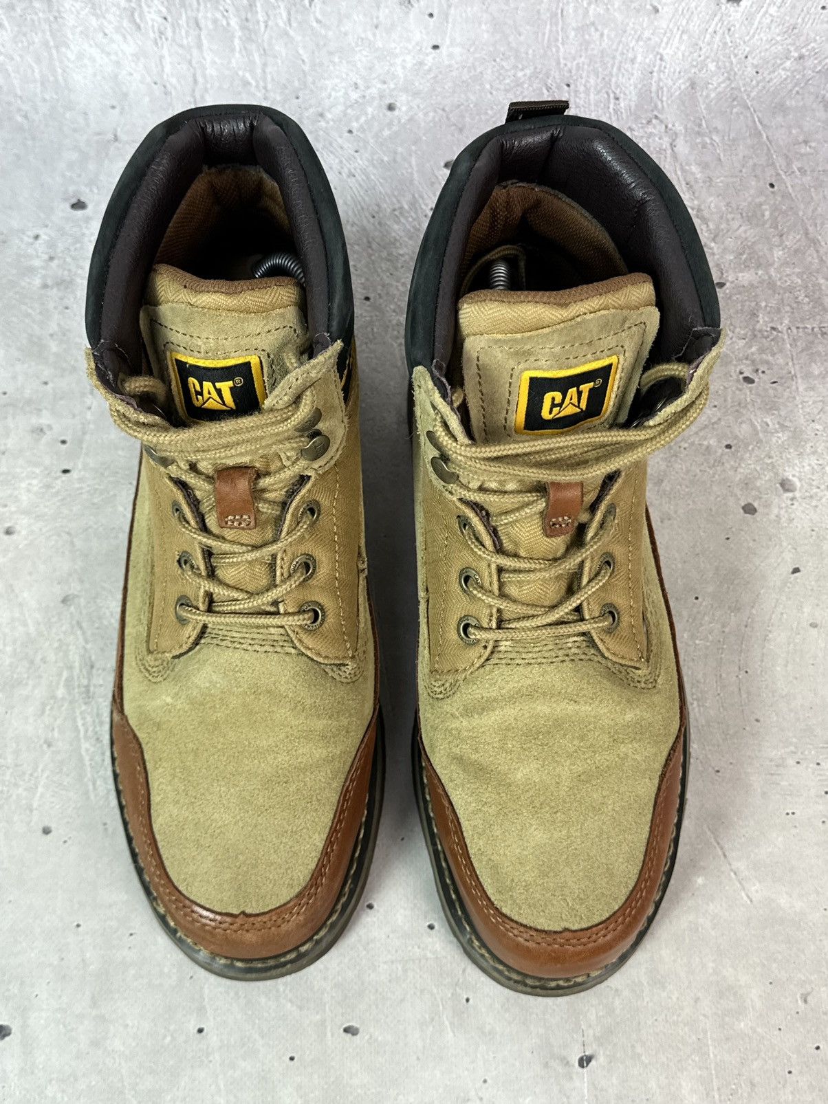 Nigel Cabourn Nigel Cabourn x Caterpillar Unisex leather Brown Utah Boots Size US 9.5 / EU 42-43 - 3 Thumbnail