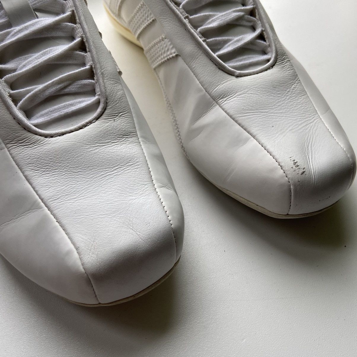 Adidas 📌 Vintage Adidas Porsche Design Y2K Leather Shoes Carbon Y2K Size US 5.5 / EU 38 - 3 Thumbnail