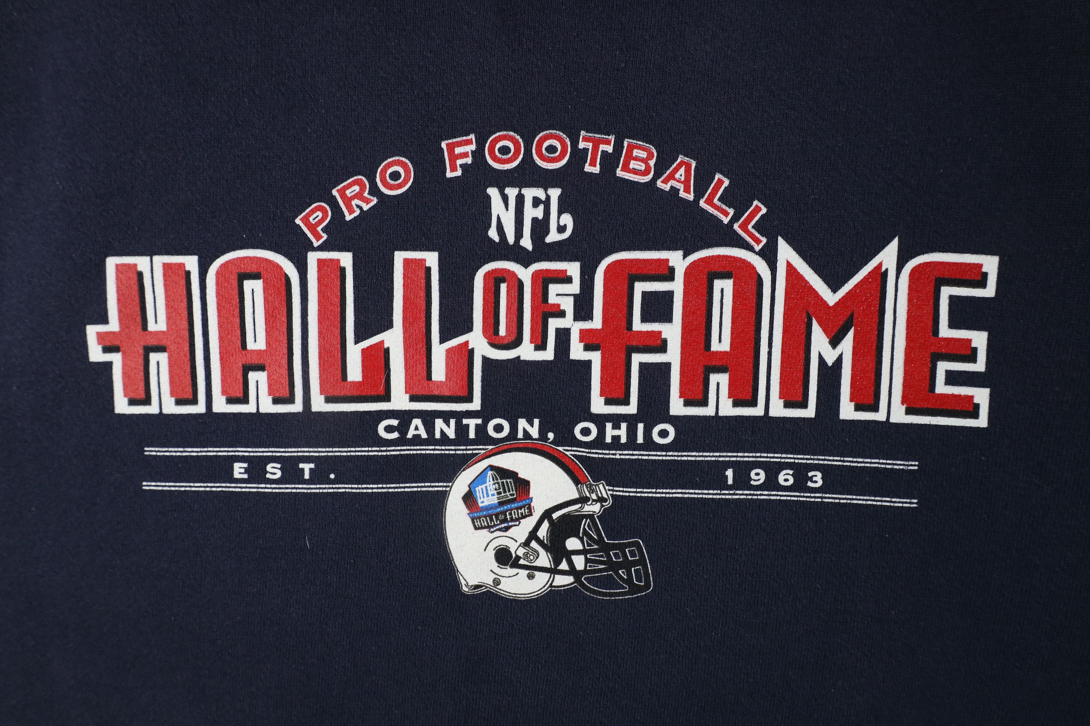 Vintage Vintage 90s NFL Pro Football Hall of Fame Sweatshirt Blue Size US XXL / EU 58 / 5 - 4 Thumbnail