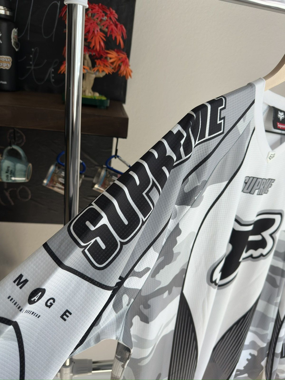 Fox Racing × Supreme DMX Moto Jersey Arctic Camo Size US XXL / EU 58 / 5 - 5 Thumbnail