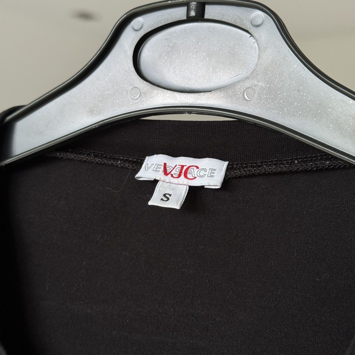 Versace × Vintage Vintage Versace JC Tshirt rhinestone logo y2k glamour grunge Size S / US 4 / IT 40 - 2 Thumbnail