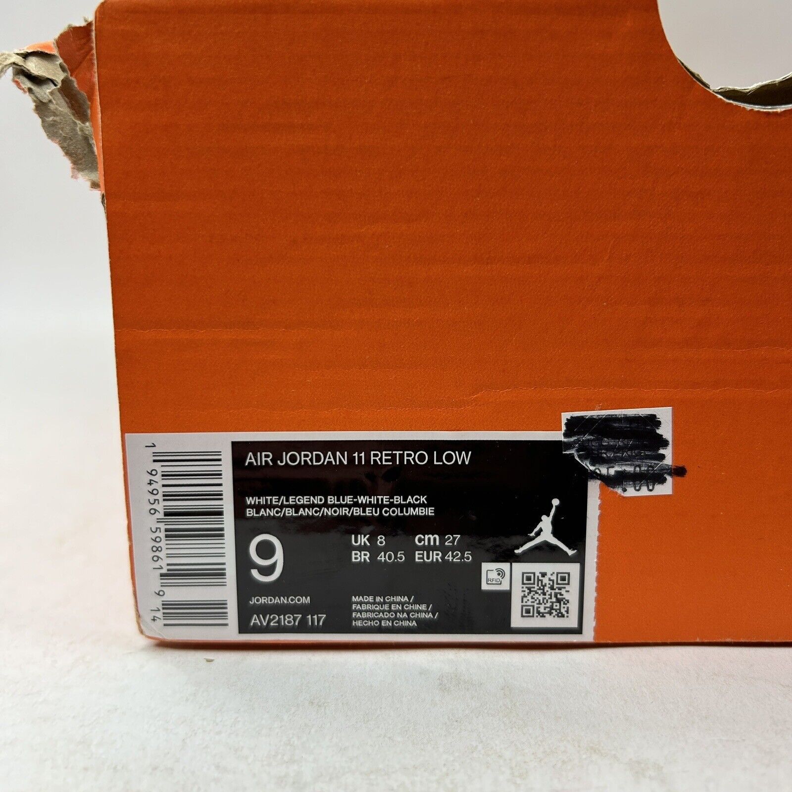 Nike Nike Air Jordan 11 Retro Low “Legend Blue” 2024 Size US 9 / EU 42 - 5 Thumbnail