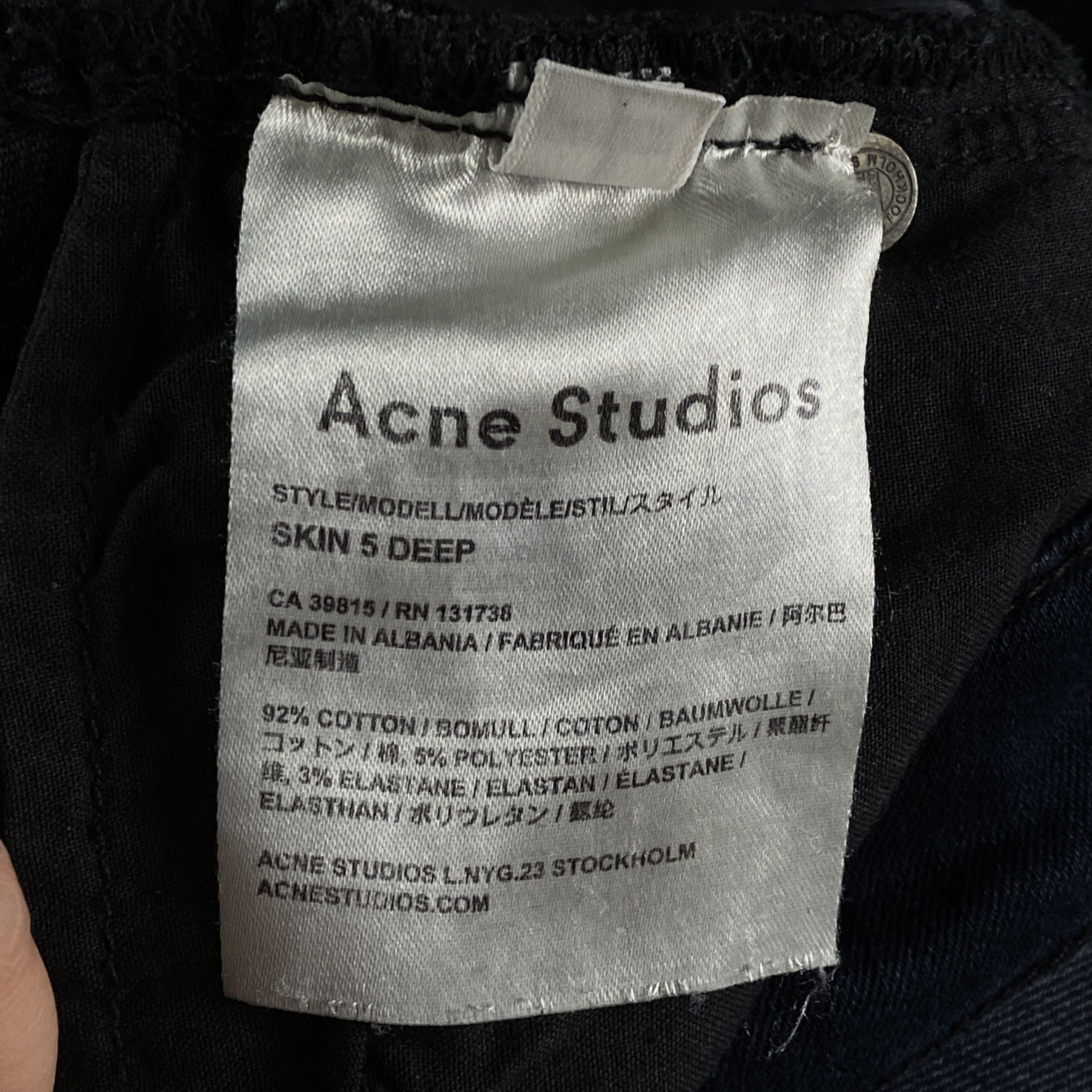 Acne Studios × Levi's Womens Jeans Pants Acne Studios Size 28 Size 28" / US 6 / IT 42 - 7 Thumbnail