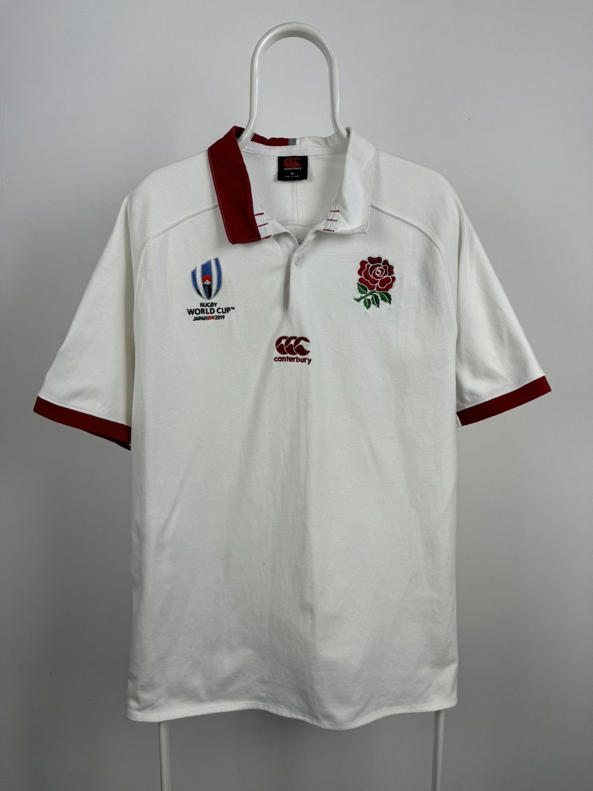 Canterbury of New Zealand Canterbury England Team Rugby World Cup Japan 2019 Polo Size US XL / EU 56 / 4 - 1 Thumbnail