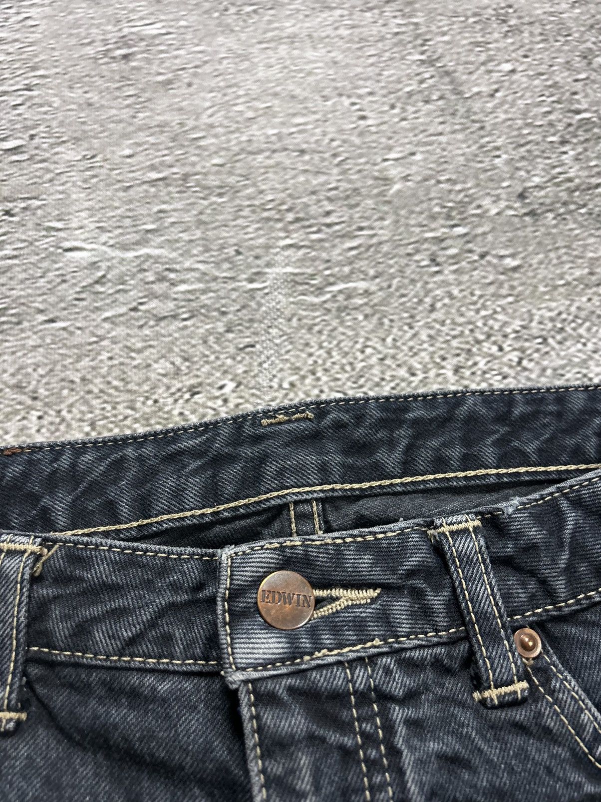 Edwin × Japanese Brand × Vintage Edwin vintage Navy jeans Japanese denim Pants London slim Size US 32 / EU 48 - 6 Thumbnail
