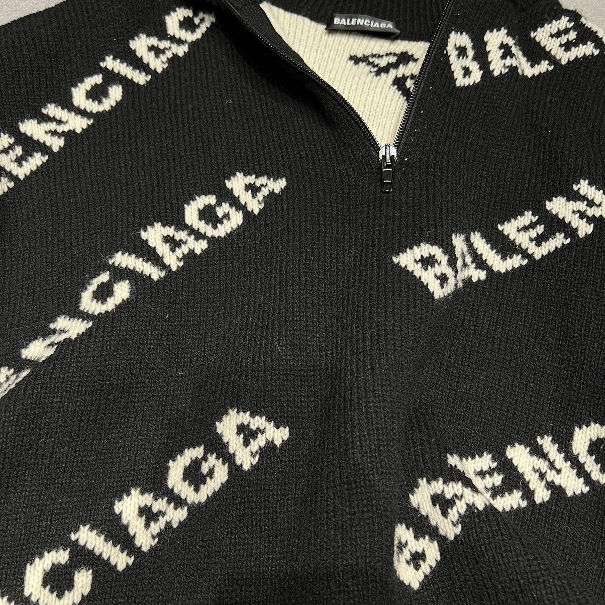 Balenciaga Balenciaga Logo Oversized Sweater Size US M / EU 48-50 / 2 - 3 Thumbnail