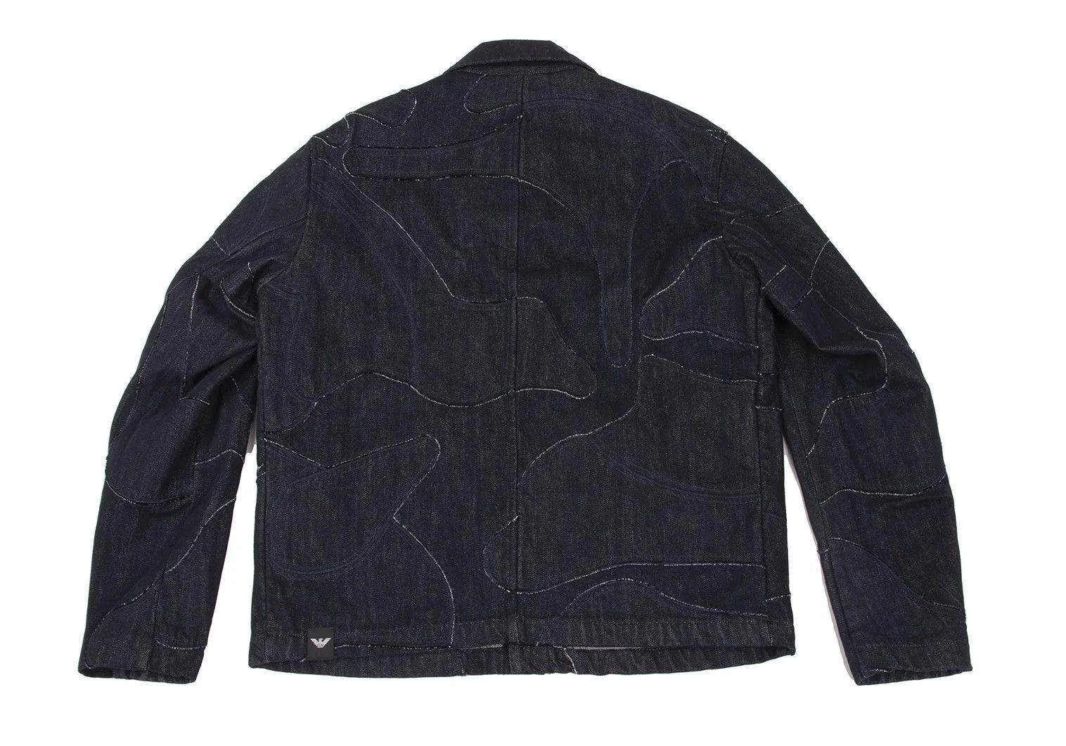 Emporio Armani Patchwork Denim Coverall in Indigo Navy, Size 48 Size US M / EU 48-50 / 2 - 14 Thumbnail