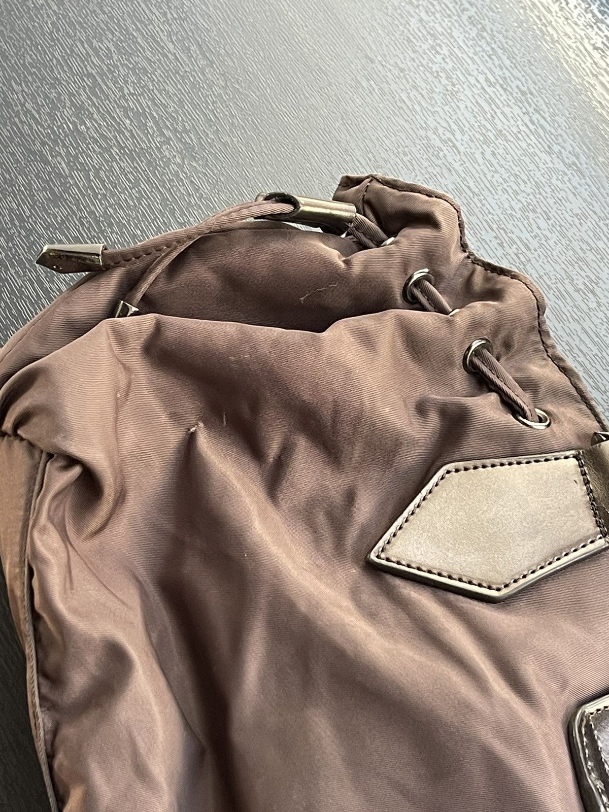 Designer × Thierry Mugler × Vintage Vintage Thierry Mugler brown star nylon bag Size ONE SIZE - 24 Thumbnail
