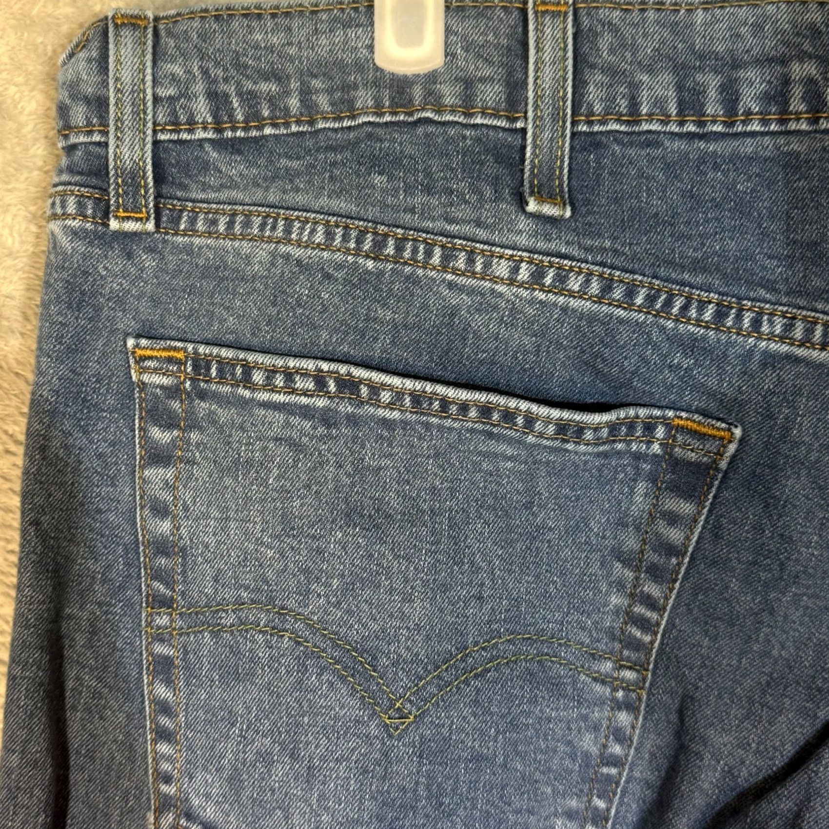 Levi's Levi’s 559 Jeans Men’s 42 x 29 Blue Denim Relaxed Fit High-Rise Straight Leg Jeans Size US 42 / EU 58 - 6 Thumbnail