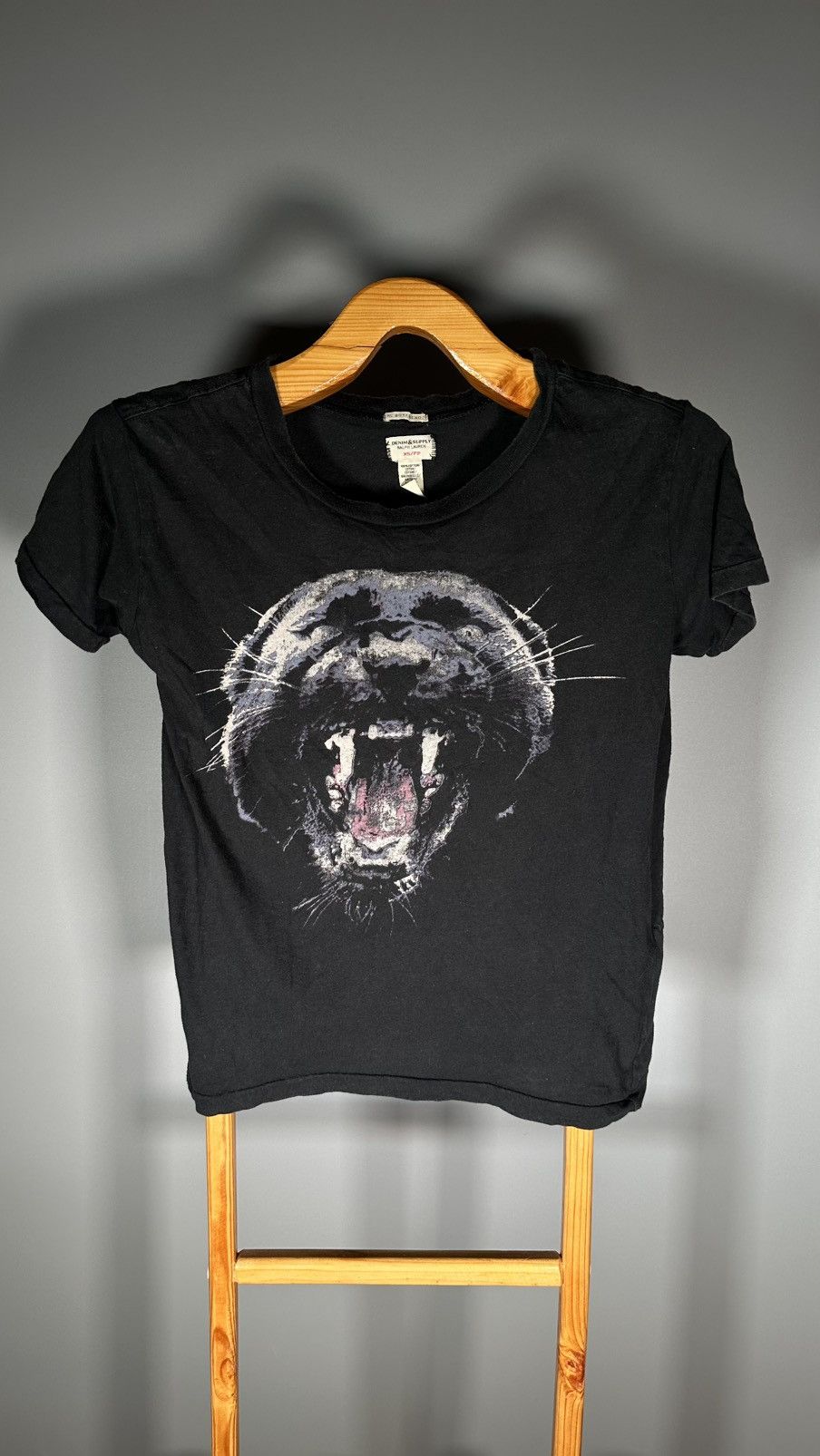 Polo Ralph Lauren Rl Boyfriend vintage t shirts black panthers🔥 Size XS / US 0-2 / IT 36-38 - 2 Thumbnail